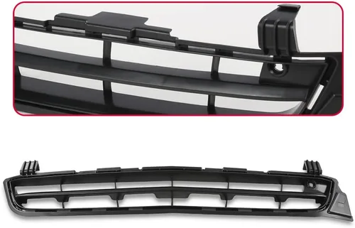 Vista 6 de PIT66 Rejilla de parachoques, parrilla oscura texturizada compatible con Chevy Malibu 2013 (submodelo: eco, LS, LT,LTZ) 22869137 GM1036149