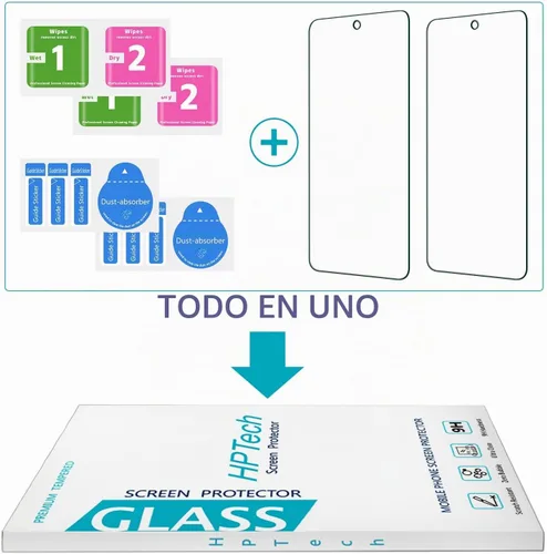 Vista 7 de Protector de pantalla para Xiaomi Redmi Note 11/11S 4G/Poco M4 Pro