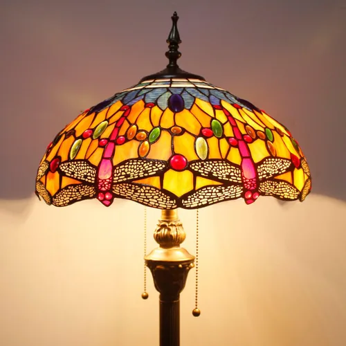 Vista 3 de WERFACTORY Tiffany Lamp Series - Pantalla decorativa para sala de estar y dormitorio