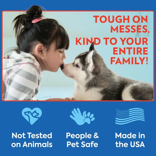 Vista 7 de OUT! PetCare - Spray removedor de olores y manchas para mascotas, limpiador de alfombras y pisos, desodorante para perros y gatos, fabricado