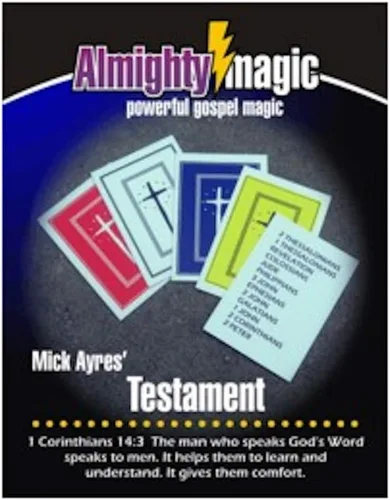 Vista 2 de Trickmaster Testamento de Magia Todopoderosa- Mick Ayres'- ¡Poderosa magia del Evangelio!