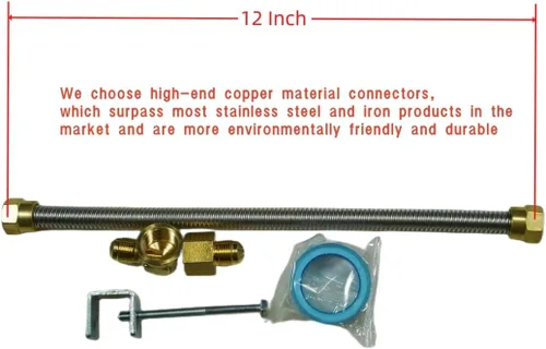 Vista 7 de 15"-28" Quemador de sartén para chimenea de gas Quemador de chimenea de gas Hogueras de gas Quemadores de leña de gas Gas natural y quemador