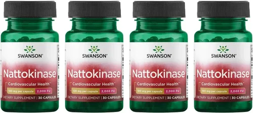 Vista 7 de Swanson Nattokinase 2000 unidades fibrinolíticas 100 miligramos 30 cápsulas de enzima