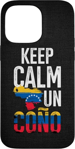 Vista 21 de Funda para iPhone 17 con diseño de bandera de Venezuela Pride Venezuela Girl Boy Flag Keep Calm Un Cono