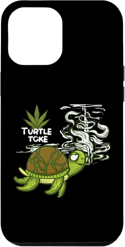 Vista 6 de iPhone 15 Fumar High Turtle Funny Weed 420 Marihuana Joint Stoner Case