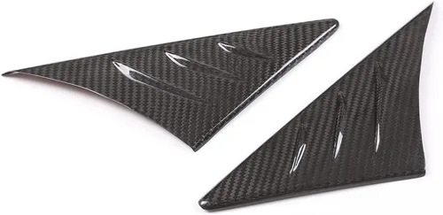 Vista 2 de Para Supra GR A90 A91 MK5 2018-2024 Espejo retrovisor lateral triangular Spoiler Trim,Canaliza el aire del coche,Reduce el ruido del coche durante