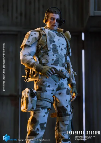 Vista 2 de Hiya Toys Universal Soldier: Luc Deveraux Exquisita Super Series Previews Figura de acción exclusiva a escala 1:12