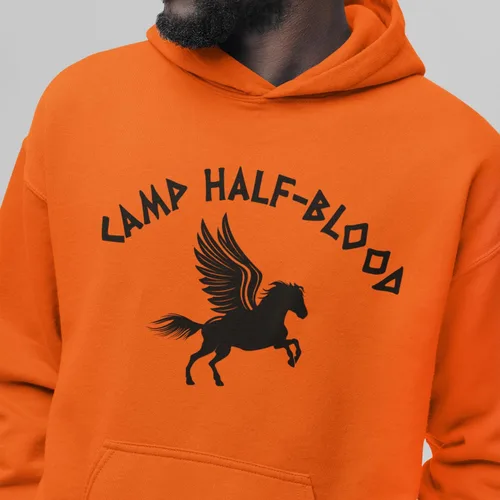 Vista 4 de shop4ever Sudadera con capucha de semidiós con capucha Camp Half Blood