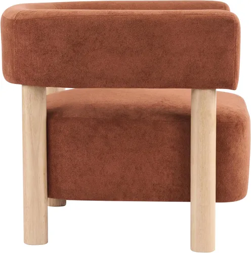 Vista 8 de Christopher Knight Home Carly - Silla decorativa de perfil bajo, silla tapizada de barril Boucle, cómoda silla de lectura para dormitorio, sofá