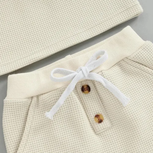 Vista 4 de CIYCUIT Conjunto de sudadera de manga larga y pantalones para bebé niño pequeño