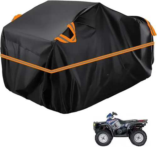 Vista 187 de Cubierta para ATV impermeable compatible con Arctic Cat H1 EFI TRV Cruiser 4x4 2011, cubierta de 210D para vehículos de 4 ruedas, cubierta para quad