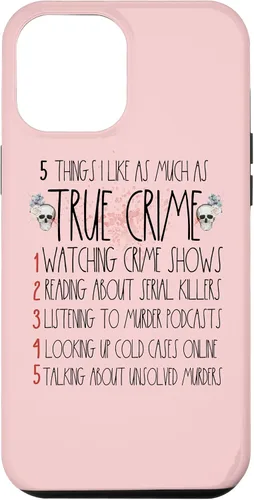 Vista 25 de Funda para iPhone 13 Pro Max Serial Killer I Like True Crime For Women True Crime Lover