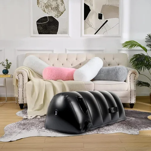 Vista 3 de Sofá cama inflable con cojín de almohada, sillón portátil, relajación