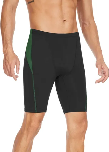 Vista 61 de Traje de baño deportivo competitivo para hombre, traje de entrenamiento de resistencia de carreras, pantalones cortos de natación de secado rápido