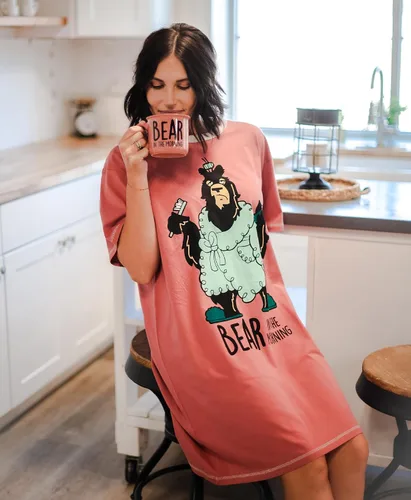 Vista 4 de Lazy One Camisones para mujer, lindo camisón para mujer, diseños de animales