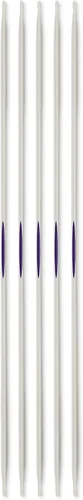 Vista 2 de Prym Ergonomics - Aguja de tejer de doble punto de 8 pulgadas, tamaño 1 (paquete de 5)