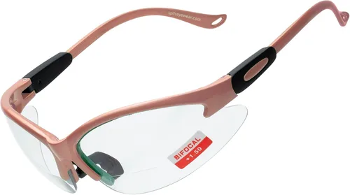 Vista 34 de Spits Eyewear Gafas de seguridad bifocales o inferiores de caza con varias opciones de lente y marco azul (blue frame)