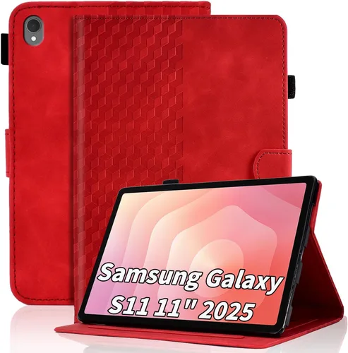 Vista 62 de Funda para Samsung Galaxy Tab S6 Lite 2024/2022/2020 de 10.4 pulgadas SM-P620/P625/P610/P613/P615/P619 de piel sintética, funda magnética con Negro