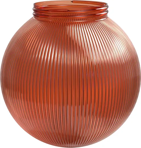 Vista 17 de KASTLITE Cubierta de bombilla de globo de 6 pulgadas con cuello roscado de 3.25 pulgadas, repuesto de plástico acrílico para pantallas de techo