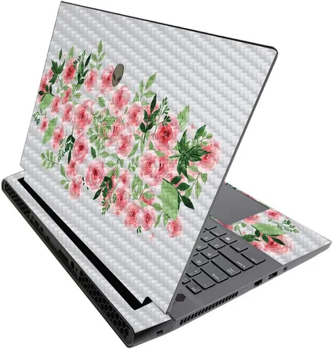 Vista 16 de MightySkins - Skin brillante con purpurina para Alienware M17 R3 (2020) y M17 R4 (2021) - Diversión de los años 90 Acabado duradero con purpurina