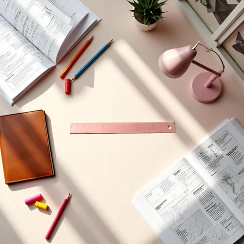 Vista 7 de Regla de oro rosa, regla de dibujo de metal, latón recto, marcador de medición de aprendizaje unisex, papelería para escuela, oficina, matemáticas