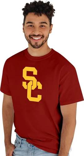 Vista 45 de Blue 84 Camiseta NCAA para hombre, icono de color del