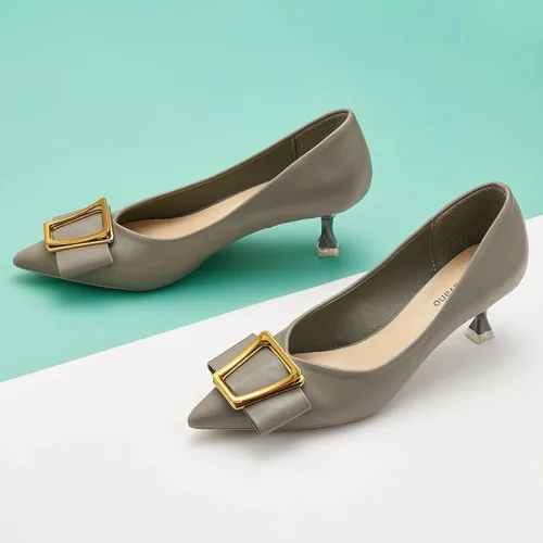 Vista 4 de C.Paravano Tacones bajos para mujer I Zapatos de tacón para mujer I Zapatos de tacón para mujer I Tacones bajos para mujer I Tacones cortos I