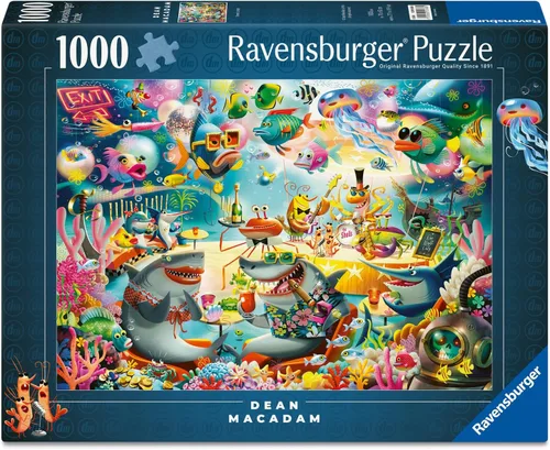 Vista 2 de Ravensburger Ocean Lounge - Rompecabezas de 1000 piezas para adultos