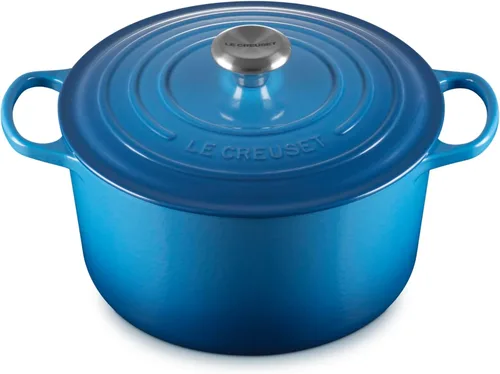 Vista 16 de Le Creuset Horno redondo profundo Signature de hierro fundido esmaltado, 6.5 cuartos de galón., Artichaut