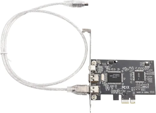 Vista 9 de Firewire Pcie - Tarjeta de captura de 2,5 Gbps Ieee 1394 con cable, adaptador interno de PC para transferencia de video de escritorio
