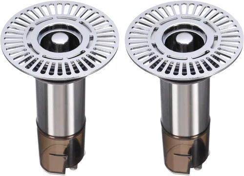 Vista 10 de uxcell 1 drenaje extendido antiolor para el suelo de ducha, de acero inoxidable de 2.6 pulgadas de alto, reflujo de drenaje de ducha de acero