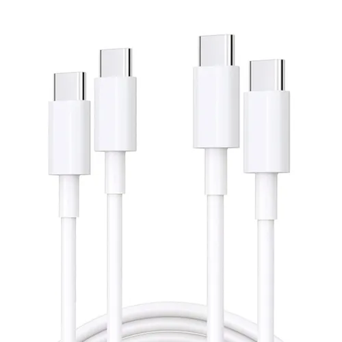 Vista 7 de Pocxwa - Cable de carga USB-C a USB-C, cable de carga rápida USB 2.0 de 3 pies, paquete de 1 Sincronización de datos de 480 Mbps, compatible