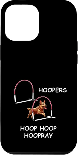 Vista 6 de iPhone 15 Dog Agility Dog Hoopers - Aussie Heeler - Hoop Hoop Hoopray Case