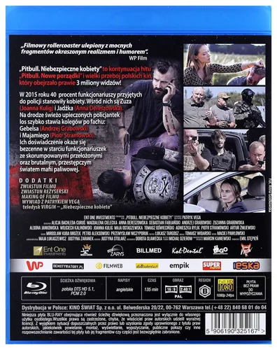 Vista 2 de Pitbull Tough Women (2016) ( Pitbull. Niebezpieczne kobiety ) NON-USA FORMAT, Blu-Ray, Reg.B Import - Poland
