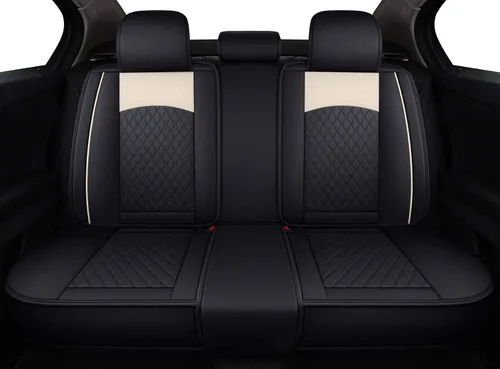 Vista 10 de 2 fundas de asiento delantero para mujer, de cuero, impermeables, universales para Ford Fusion Focus Edge, Beetle, Kia Soul C300 CC, Hyundai