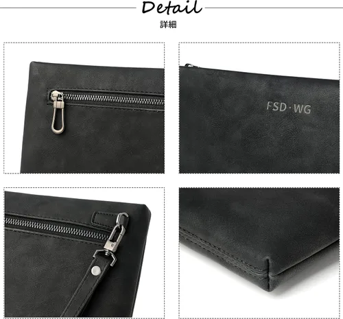 Vista 4 de FSD.WG Bolso de mano grande para hombre, 12.0in, 3