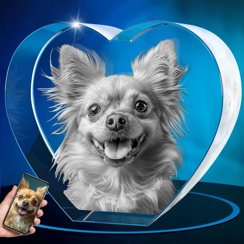 Vista 25 de ArtPix 3D Foto de cristal, regalos personalizados de Navidad para mujeres, esposa, ella, él, hombres, marido, abuela, gran regalo personalizado