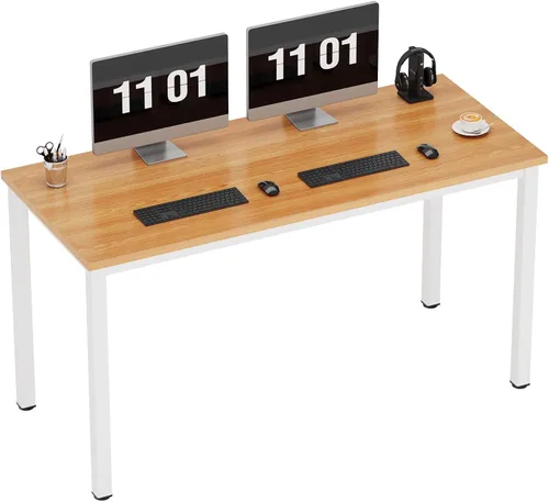 Vista 50 de Need Escritorio pequeño para computadora, mesa de escritura resistente de 31.5 pulgadas, estrecho, negro