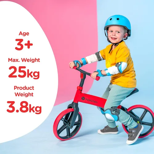 Vista 2 de Yvolution Bicicleta de equilibrio Y-Velo Senior Rojo 2021