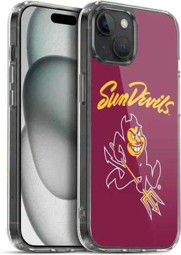 Vista 138 de Head Case Designs Funda de gel ASU Camou con licencia oficial de la Universidad Estatal de Arizona [protección de grado militar] compatible