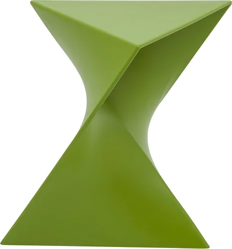 Vista 22 de LeisureMod Randolph - Mesa auxiliar apilable de 15.75 pulgadas, resistente a la intemperie, versátil mesa auxiliar triangular de plástico para sala