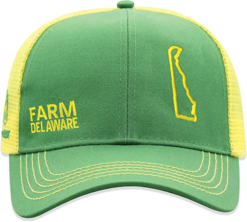 Vista 25 de John Deere Gorra de béisbol con logotipo y malla trasera con contraste, para hombre