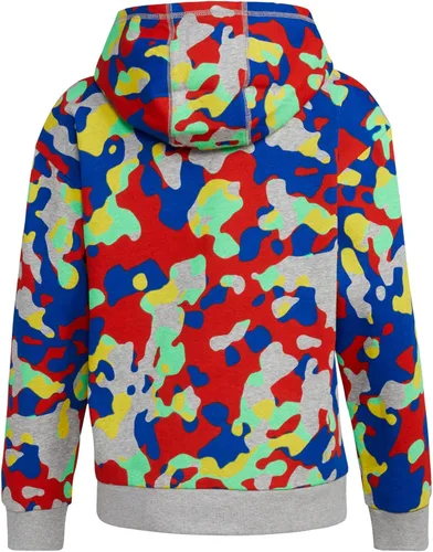 Vista 2 de adidas Boys' Long Sleeve Camo Print Hoodie