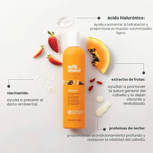 Vista 3 de milk_shake Moisture & More Shampoo For Dry Hair