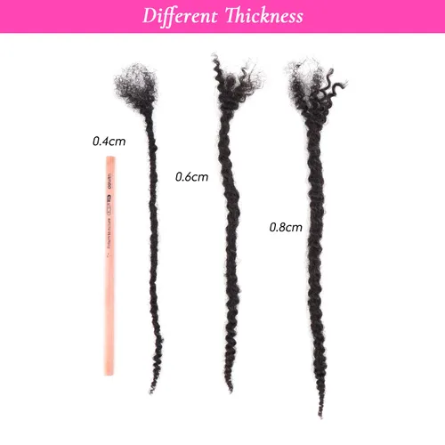 Vista 7 de Extensiones texturizadas de cabello humano rizado con extremos (12 pulgadas, 40 hebras)
