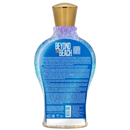Vista 2 de Devoted Creations Beyond the Beach - Barrera bronceadora intensamente oscura altamente concentrada que fortalece las siliconas a base de plantas que