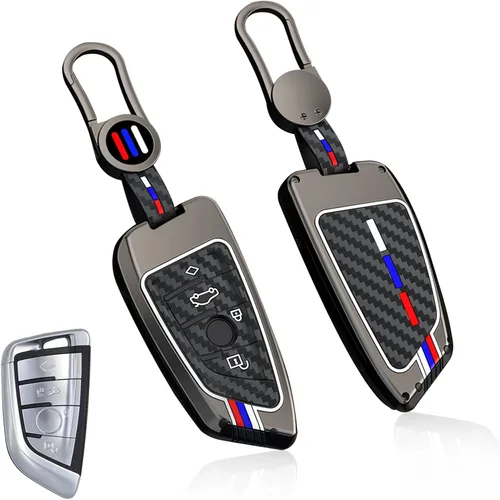 Vista 8 de Jaronx Compatible con funda para llavero BMW de 5 pies G30 G31/6 pies G32/7 pies G11 G12/X3 G01/X4 G02/X5 G05/X7 G07/i8, pantalla táctil digital