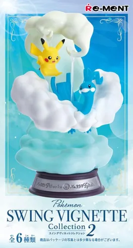 Vista 2 de Re-Ment Pokemon Swing Vignette - Figura decorativa en miniatura (Pikachu y Altaria)