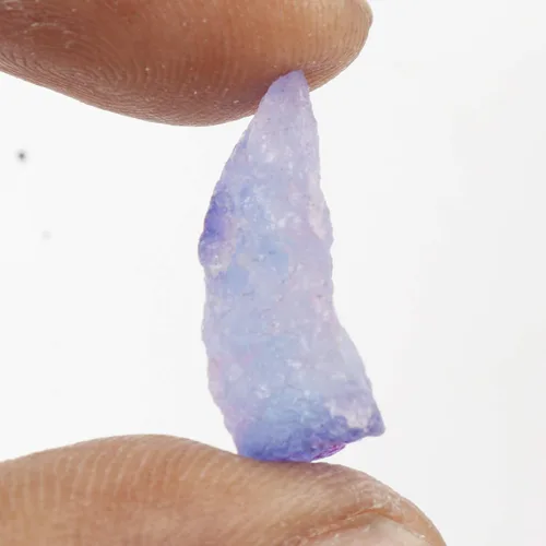 Vista 3 de GEMHUB AAA++ - Zafiro de calidad 12.00 quilates natural en bruto, certificado de zafiro azul, piedra envuelta en alambre FD-447, Gema, azul