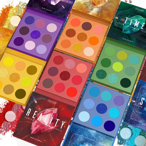 Vista 9 de Docolor - Paleta de sombras de ojos de piedras preciosas, paleta de maquillaje
